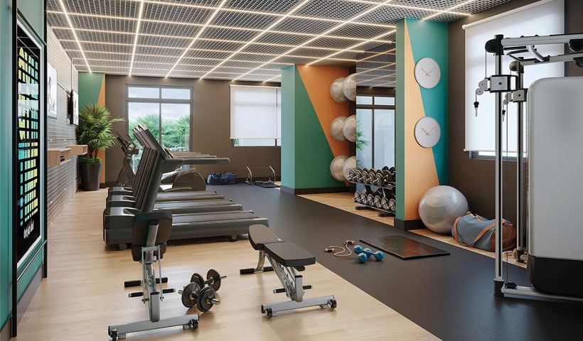 Condomínio com Academia / Espaço Fitness em Guarulhos - Gran Maia Giardino